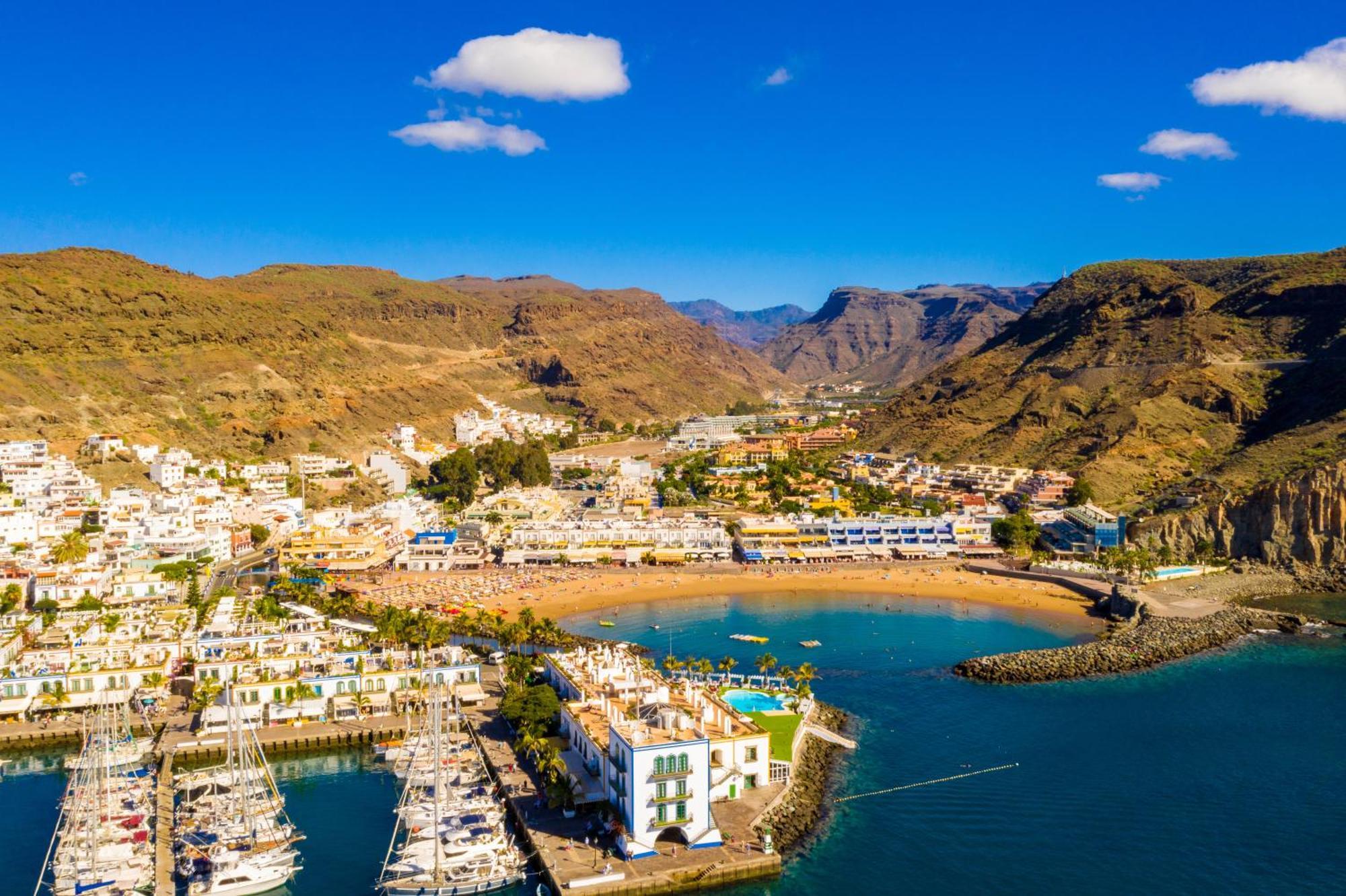 Amarre Fuente Lägenhet Puerto De Mogan Exteriör bild