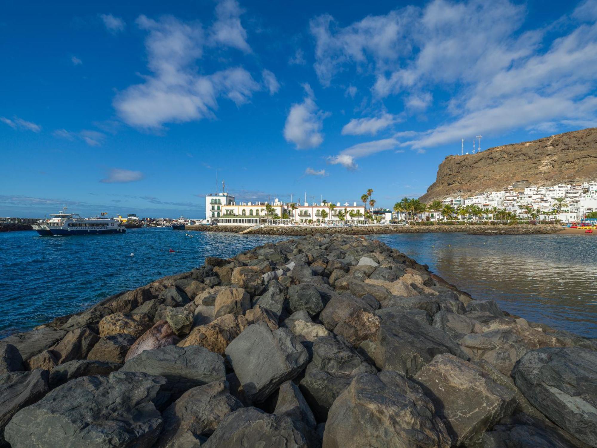 Amarre Fuente Lägenhet Puerto De Mogan Exteriör bild